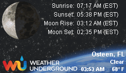 Find more about Weather in Osteen, FL